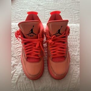 Nike Air jordan 4 Retro Hot punch  pink Women's  Sneakers